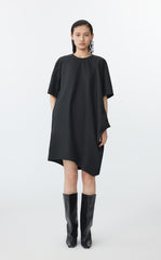 Dress / JNBY Irregular Urban Short Sleeve Dress