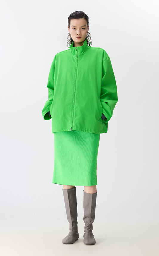 Coat / JNBY Oversized Drawstring Cotton Jacket