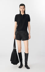 Shorts / JNBY Wide-Leg Rolled Cotton Shorts