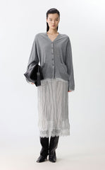 Sweater / JNBY Layered Loose Long Cardigan