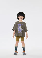 T-Shirt / jnby by JNBY Crewneck Printed Short Sleeve T-Shirt (100% Cotton)