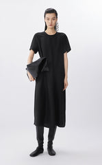 Dress / JNBY Silk A-Line Short Sleeve Dress