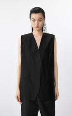 Vest / JNBY Wool-Silk Longline Vest