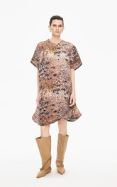 Dress / JNBY Kew Gardens Hand-Painted Pleated Dress