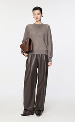 Sweater / JNBY Asymmetrical Wool & Yak Sweater