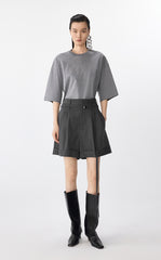 Pants / JNBY Wide-Legged Cuffed Tailored Shorts