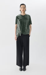 T-shirt / JNBY Wrinkled Print Cotton Tee