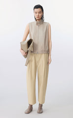 Pants / JNBY Organic Jacquard Tapered Cropped Pants