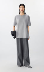 T-Shirt / JNBY Loose-Fit Cotton Short Sleeve Tee