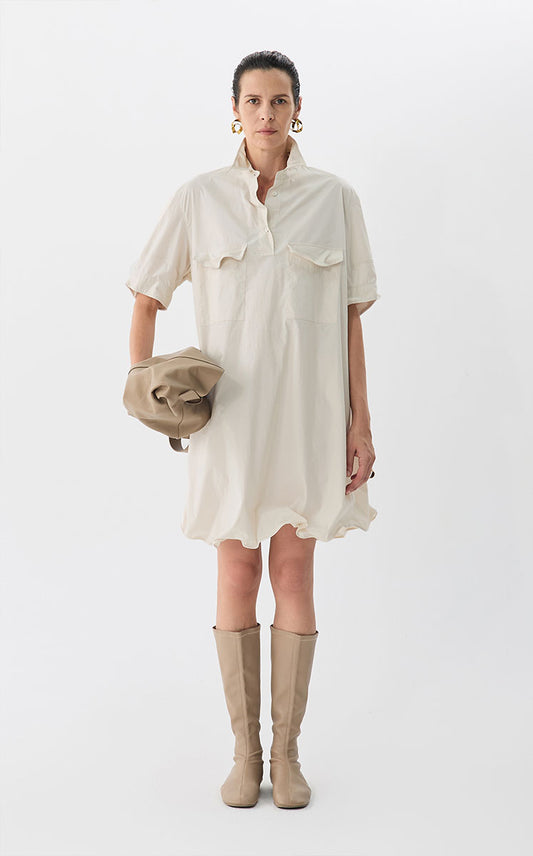 Dress / JNBY Oversize Cotton Short Sleeve Dress