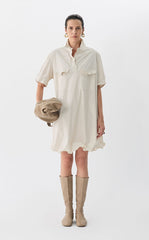 Dress / JNBY Oversize Cotton Short Sleeve Dress