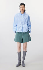 Shorts / JNBY Wide-Leg Rolled Denim Shorts
