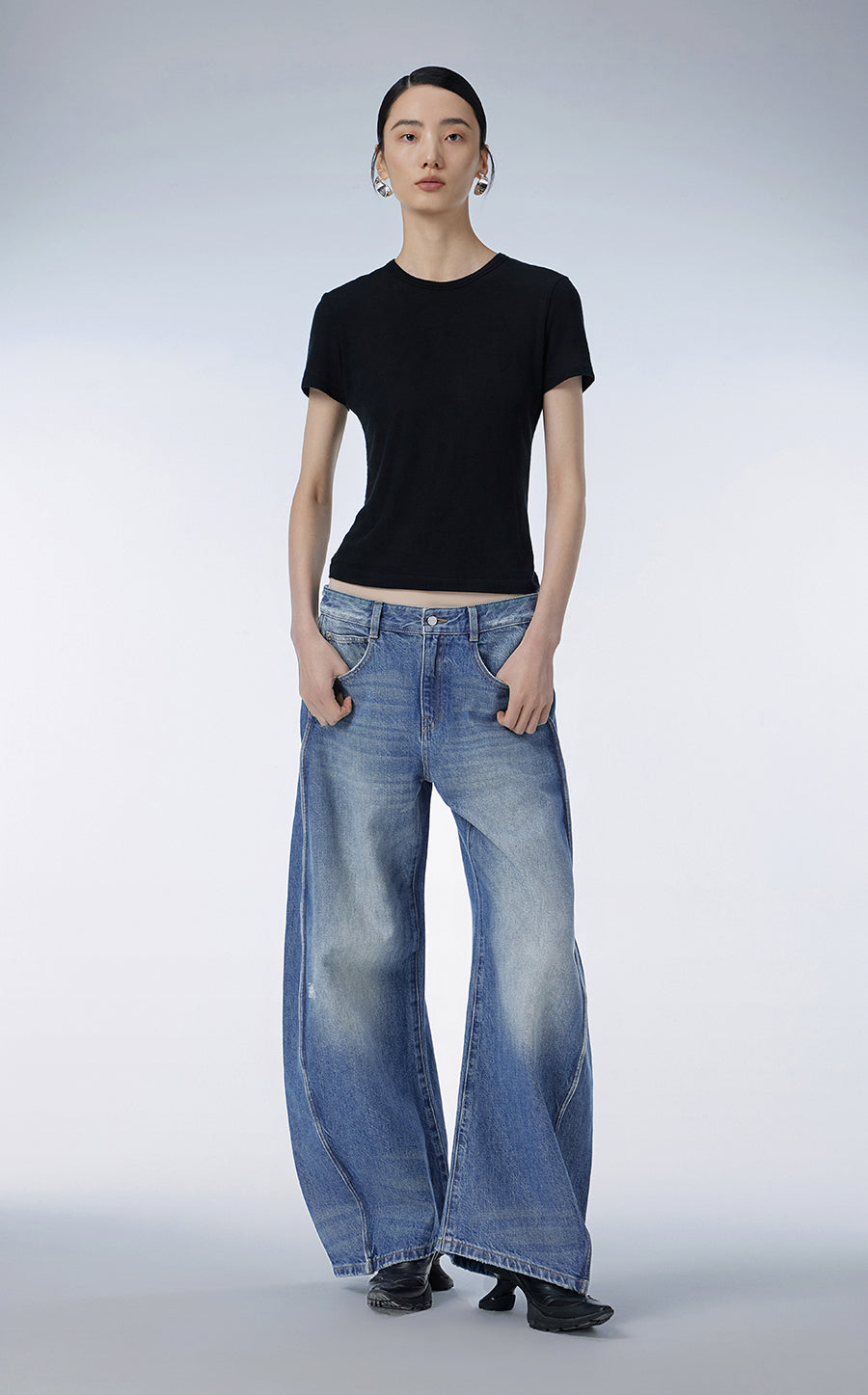 T-shirt / (ESG) JNBY Fitted Lyocell T-shirt£¨Spring 24£©