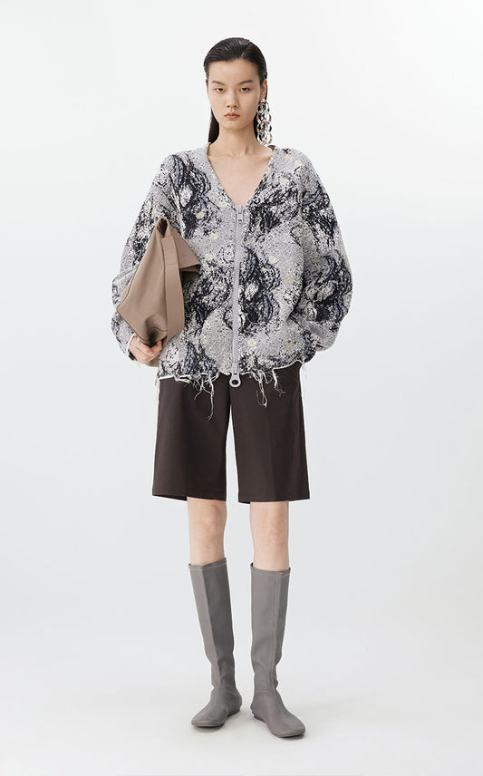 Sweater / JNBY Floral Dream Knit Cardigan