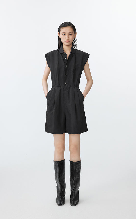 Jumpsuit / JNBY Eco-Friendly Linen Sleeveless Jumpsuit