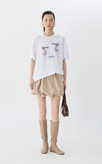 Skirt / JNBY Voluminous Cotton Mini Skirt