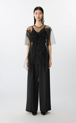 T-shirt / JNBY Mesh Butterfly Bow Tee