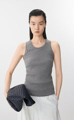 Vest / JNBY Slim Fit Cotton Ribbed Tank