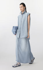 Skirt / JNBY A-Line Tencel Long Skirt