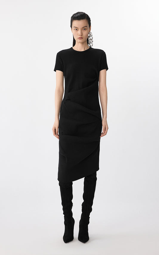 Dress / JNBY Short Sleeve Knit Dress