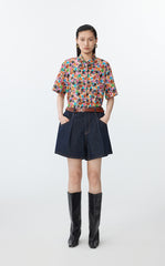 Shirt / JNBY Liberty Floral Short Sleeve Shirt