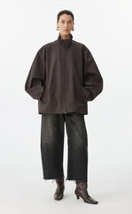 Pants / JNBY Raw Edge Banana Fit Cropped Trousers