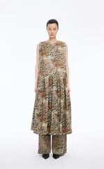 Dress / JNBY Kew Gardens inspired print Sleeveless Cotton Dress