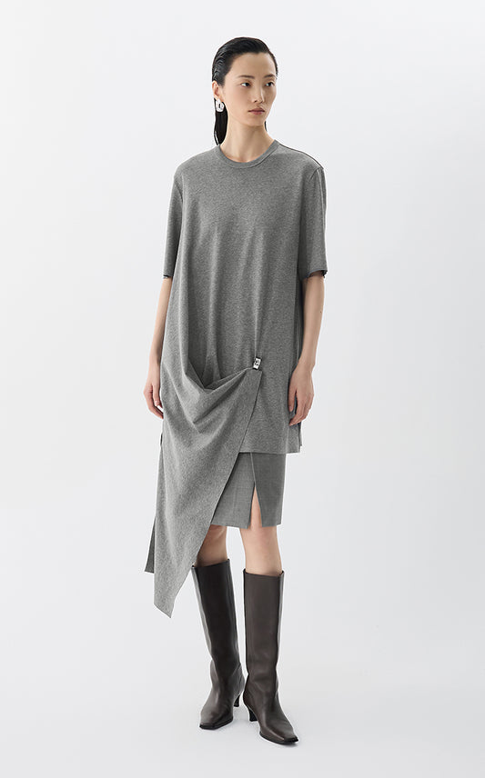 Dress / JNBY A-Line Cotton T-Shirt Dress