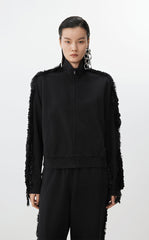 Sweatshirt / JNBY Splice Zip-Up Sweatshirt