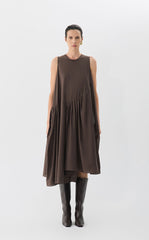 Dress / JNBY Sleeveless A-Line Cotton-Silk Dress