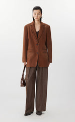 Pants / JNBY Cotton-Linen Wide-Leg Pants