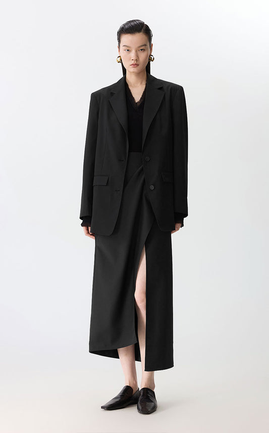 Blazer / JNBY Tailored Hybrid Wool Blazer