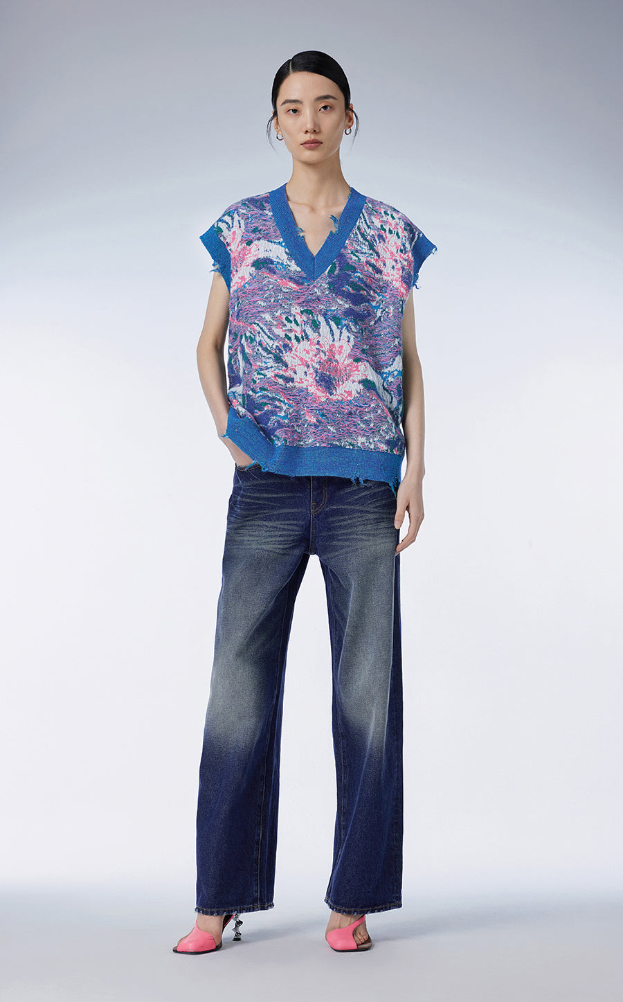 Pants / JNBY Cotton Leisure Wide Leg Pants£¨Spring 24£©