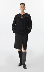 Sweater / JNBY Oversized Textured Knit Sweater