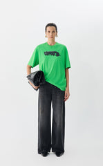 Pants / JNBY Eco-Friendly Wide-Leg Rolled Denim