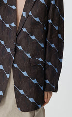 Blazer / JNBY Floral Loose Single-Breasted Blazer