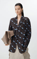 Blazer / JNBY Floral Loose Single-Breasted Blazer