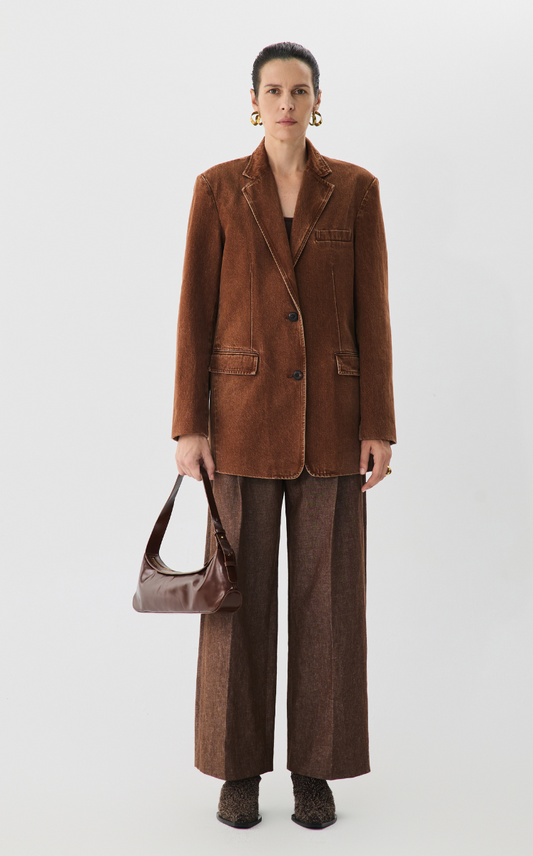 Blazer / JNBY Loose-Fit Cotton Denim Blazer