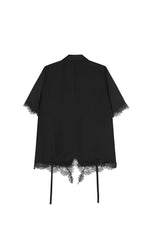 Blazer / JNBY Luxe Wool-Blend Lace Panel Blazer