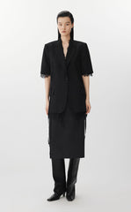 Blazer / JNBY Luxe Wool-Blend Lace Panel Blazer