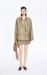 Blazer / JNBY Oversize Drawstring Collarless Blazer