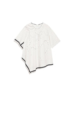 Blouse / JNBY Cotton Pearl Print Relaxed Top