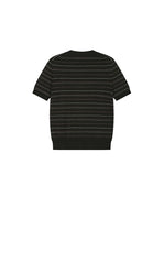Cardigan / JNBY Cotton Stripe Short Sleeve Knit