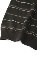 Cardigan / JNBY Cotton Stripe Short Sleeve Knit