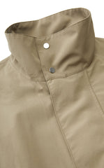 Coat / JNBY Oversized Gradient Plaid Drawstring Trench Coat