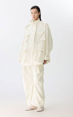 Coat / JNBY Oversized Shapeable Bone-Fish Hybrid Jacket