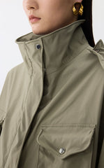 Coat / JNBY Oversized Shapeable Bone-Fish Hybrid Jacket