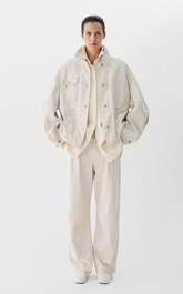 جاكيت / JNBY مُصنوع في تركيا ومُدخَل كبير المقاس دينيم