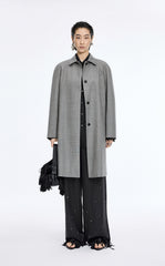 Coat / JNBY Wool Blend Loose A-Line Trench Coat