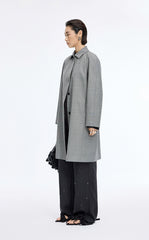 Coat / JNBY Wool Blend Loose A-Line Trench Coat